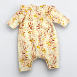 Autumn Bloom Ruffle Jumper for Baby Girls Front View