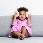 Cotton Pink Darling Dinosaur Dress