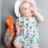 Baby wearing Dino Set