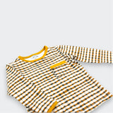 Warm Check Pocket Long Sleeve Tee