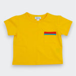 Soft Sunny Yellow Front Pocket Tee