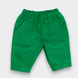 Litte Mony Crayon Green Corduroy Pants