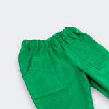 Litte Mony Kelly Green Corduroy Pants