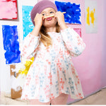 Girl in Ribbon Bouquet Flannel Top