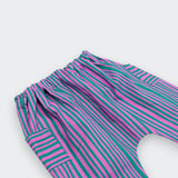 Kaleidoscope and Stripe Pants Side View