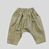 Cotton Harem Pants in Grey