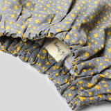 Cotton Harem Pants in Grey