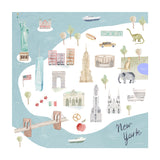 New York City Muslin Swaddle Blanket - Soft and Breathable. Blanket only.