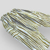 Cargo Style Cotton Harem Trousers in Brown and Grey Water Edge Line. Side view.