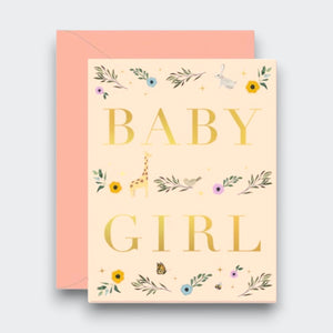 GDES Baby Girl Storybook Greeting Card