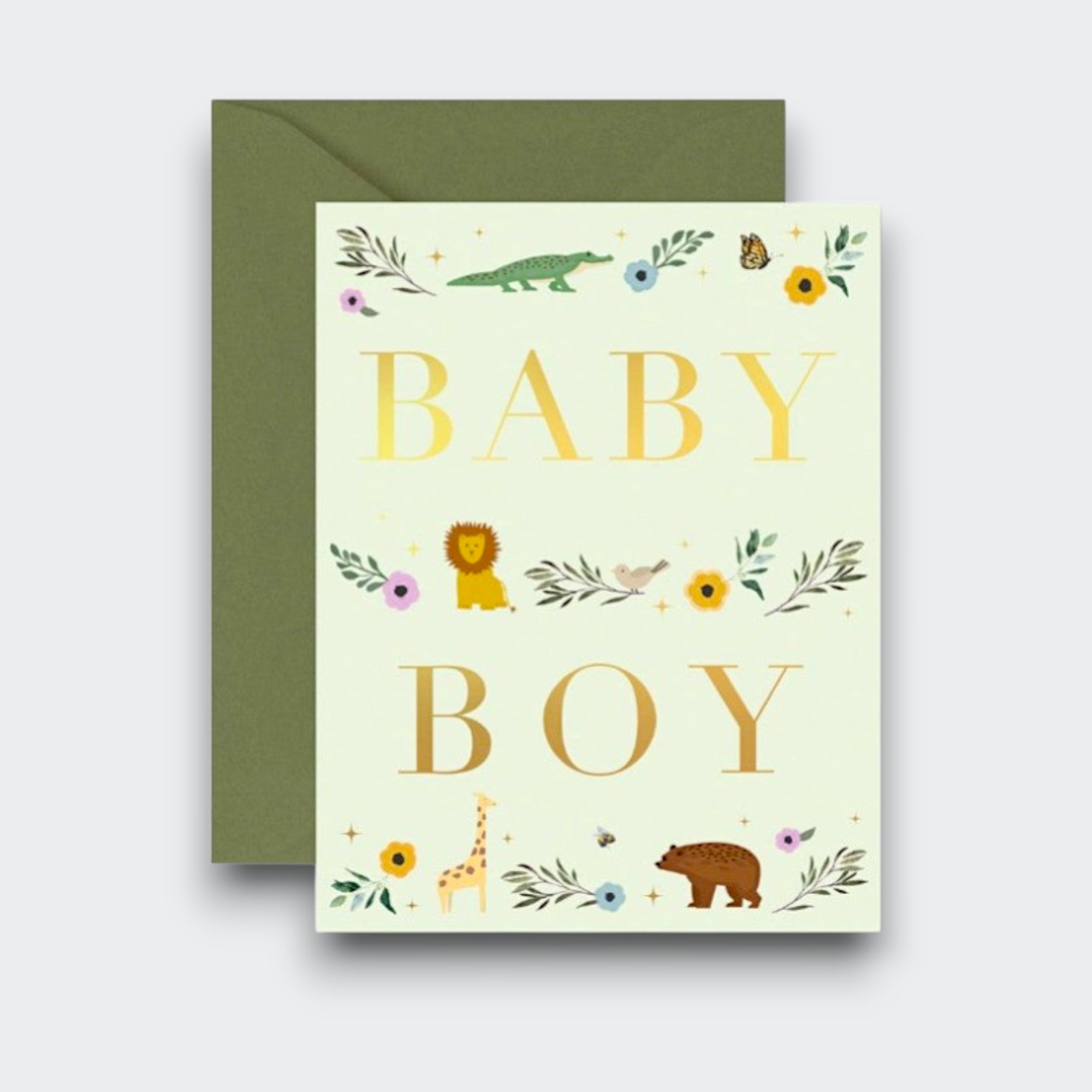 Greeting Card Baby Boy Storybook