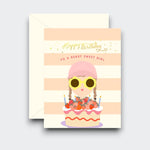 Greeting Card Berry Sweet Girl Birthday