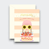 Greeting Card Berry Sweet Girl Birthday