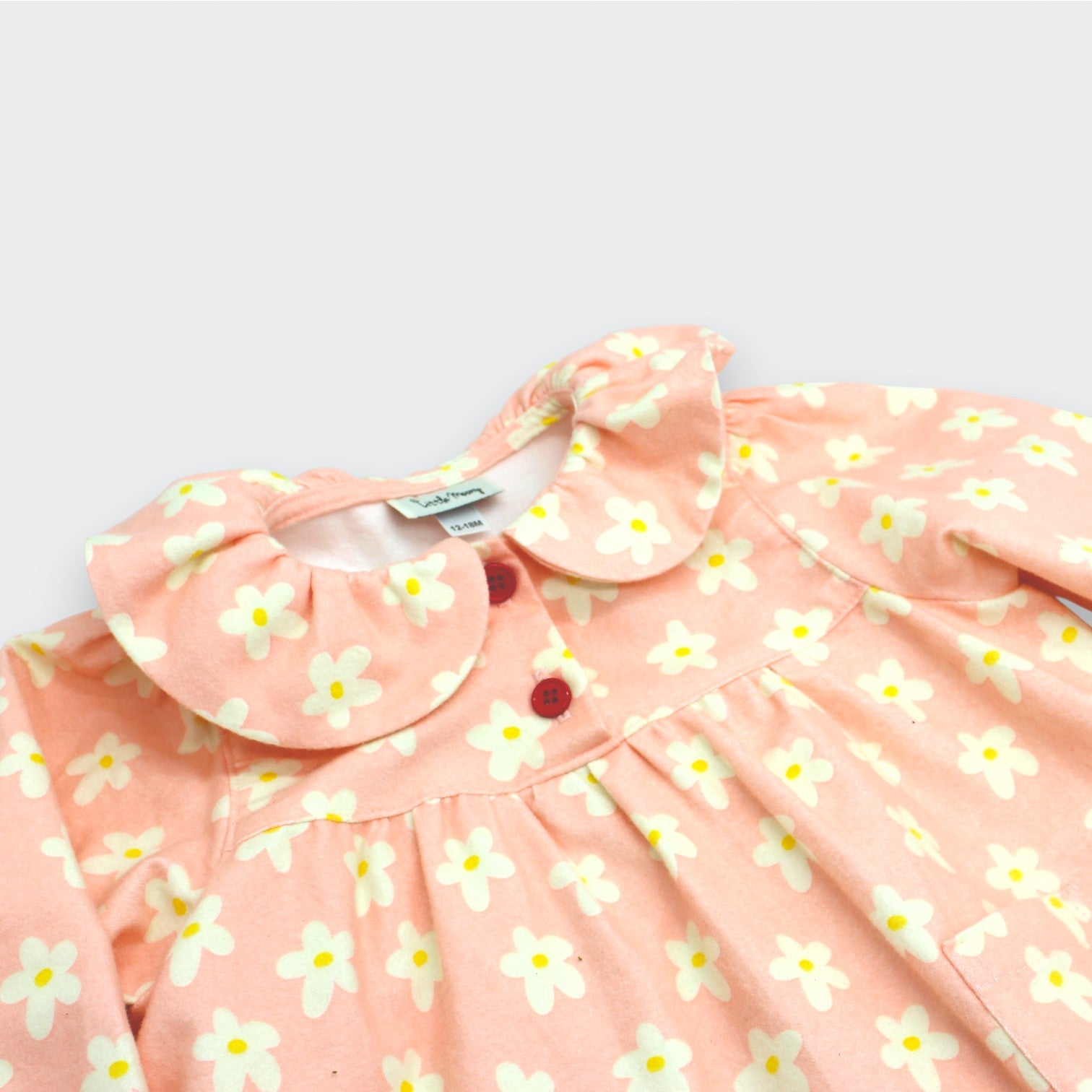 Blossom Floral Flannel Jumper Detail
