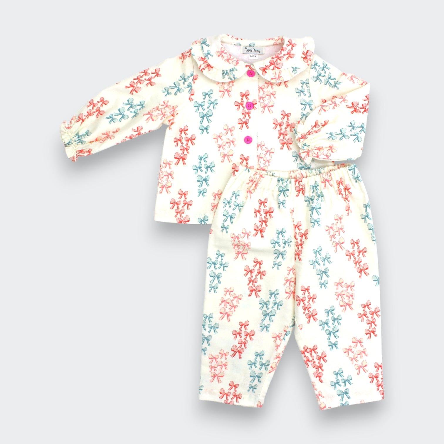 Bow-Print Lounge Set Little Moony