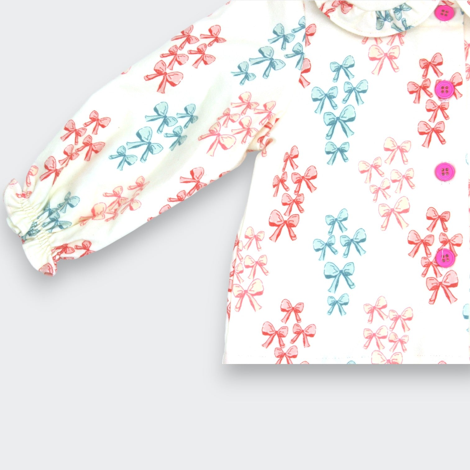 Bow-Print Lounge Set Details Little Moony