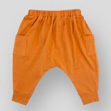 Sienna Brick Cotton Knit Jogger Pants for Babies and Kids