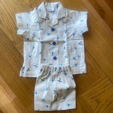 2-Piece Cotton Airplane Camp Set