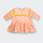 Pink Floral Dress for Little Moony