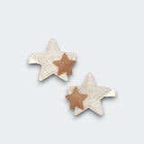 Little Moony Double star clip set for baby girls and kids