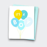 Little Moony It's a Boy Greeting Card