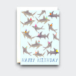 Greeting Card Sharks Happy Birthday