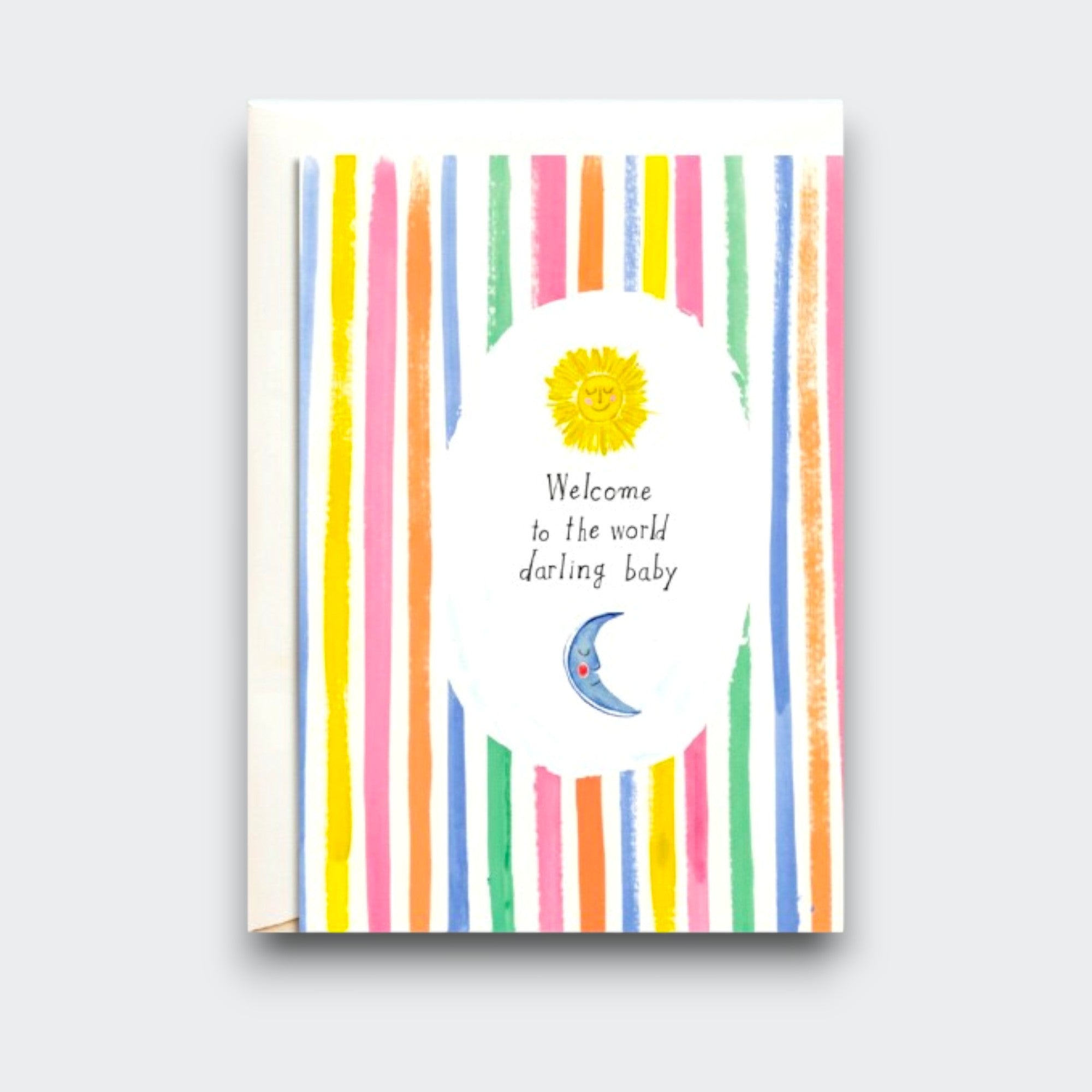 Greeting Card Welcome to the World Darling Baby