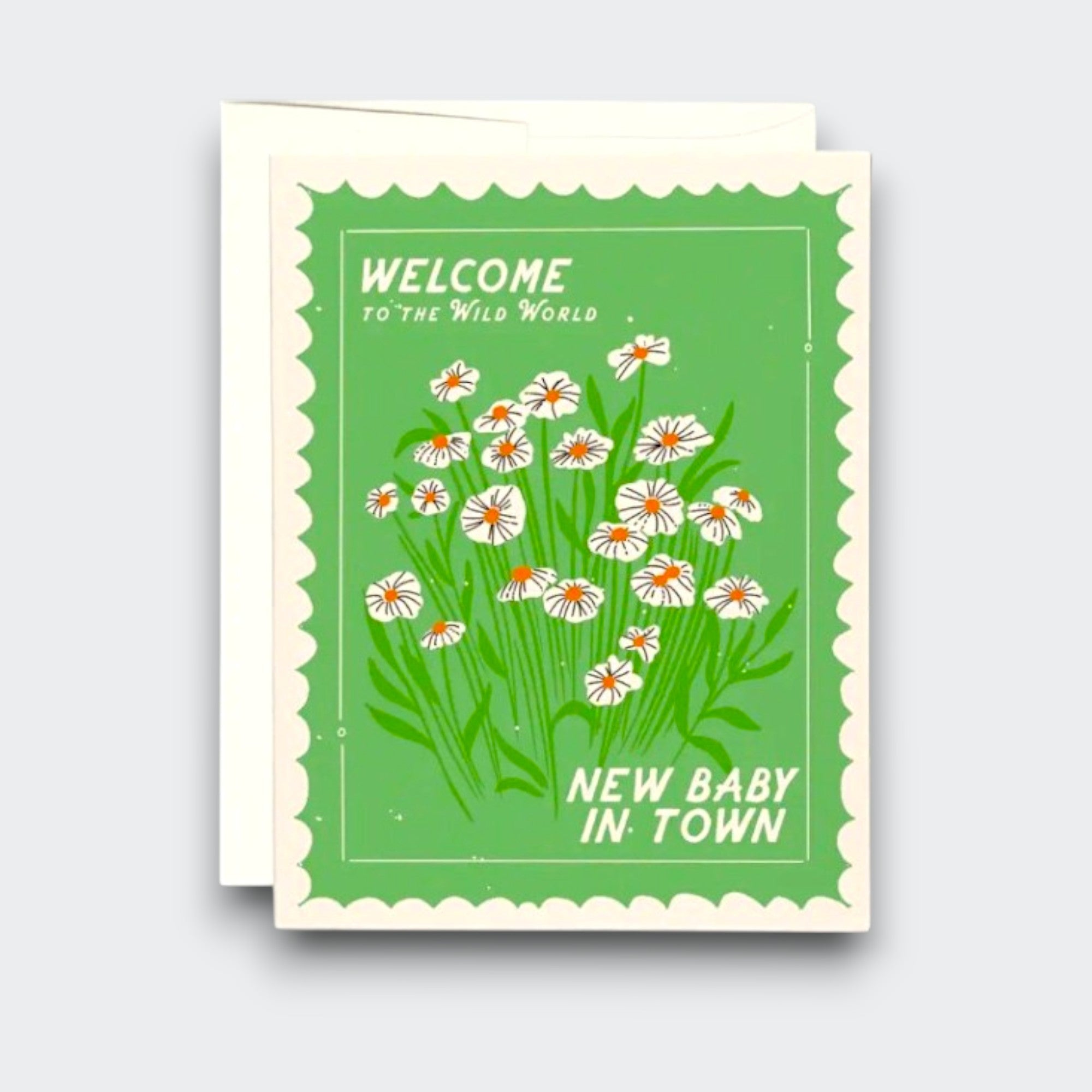 Greeting Card Wild World Baby Greeting Card