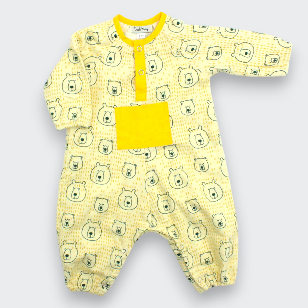 Bear Buddies Flannel Romper