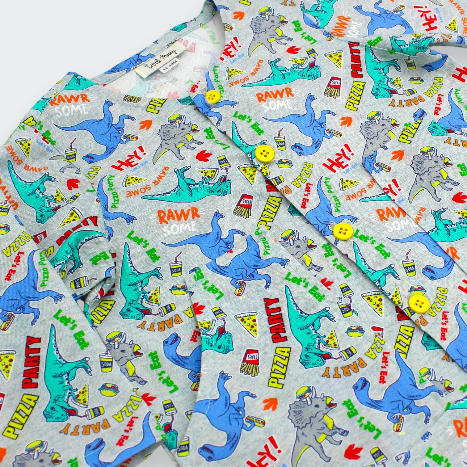 Pizza Party Jumpsuit Detail