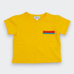 Soft Sunny Yellow Front Pocket Tee 