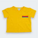 Soft Sunny Yellow Front Pocket Tee 