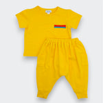 Soft Sunny Yellow Tee and Pocket Pants
