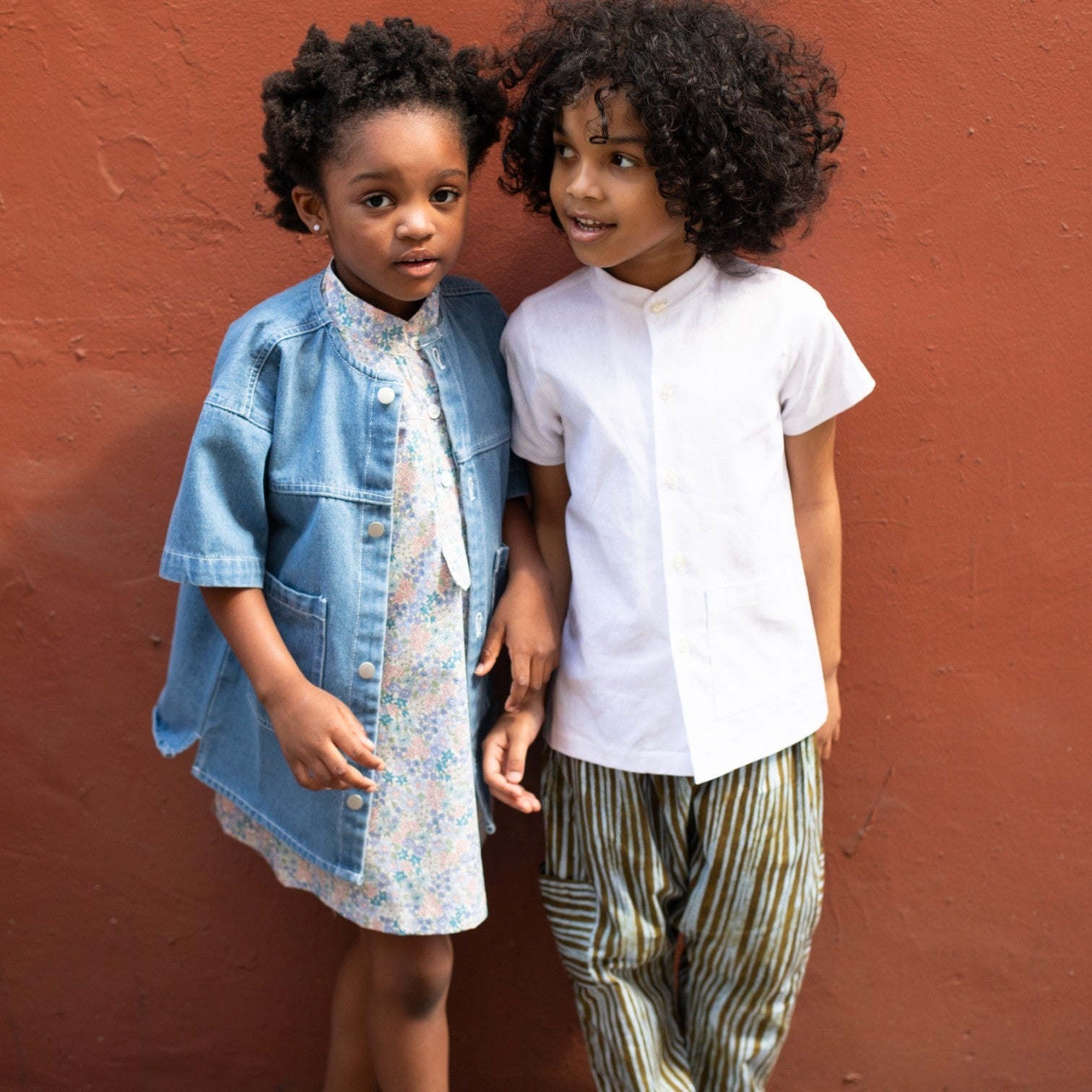 Two children