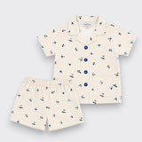 2-Piece Cotton Airplane Camp Set