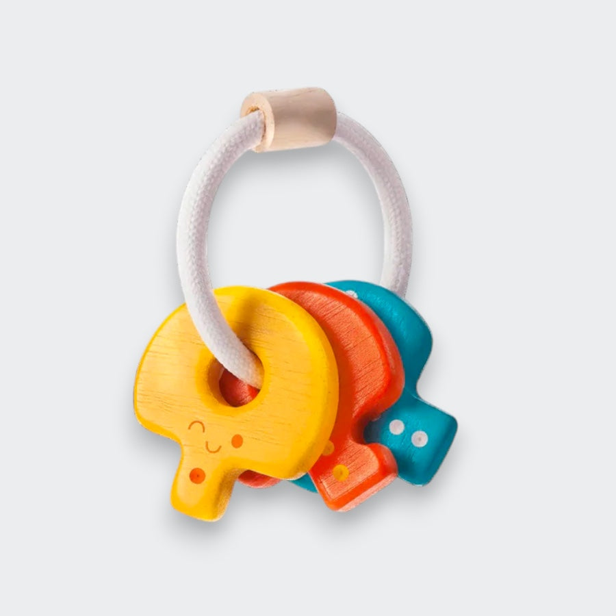 Little Moony Plantoys Baby Key Rattle Sensory