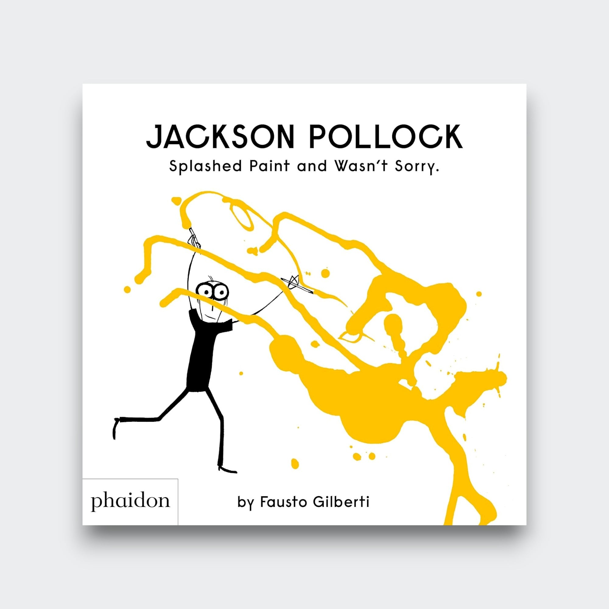 Little Moony Book Collection Jackson Pollock abstract artwork with colorful paint splashes and expressive