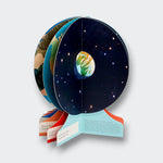 Little Moony Our World: A First Book of Geography children's educational book about continents, oceans, landscapes, and world geography for young readers. Sample page earth.