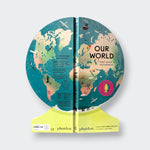 Little Moony Our World: A First Book of Geography children's educational book about continents, oceans, landscapes, and world geography for young readers