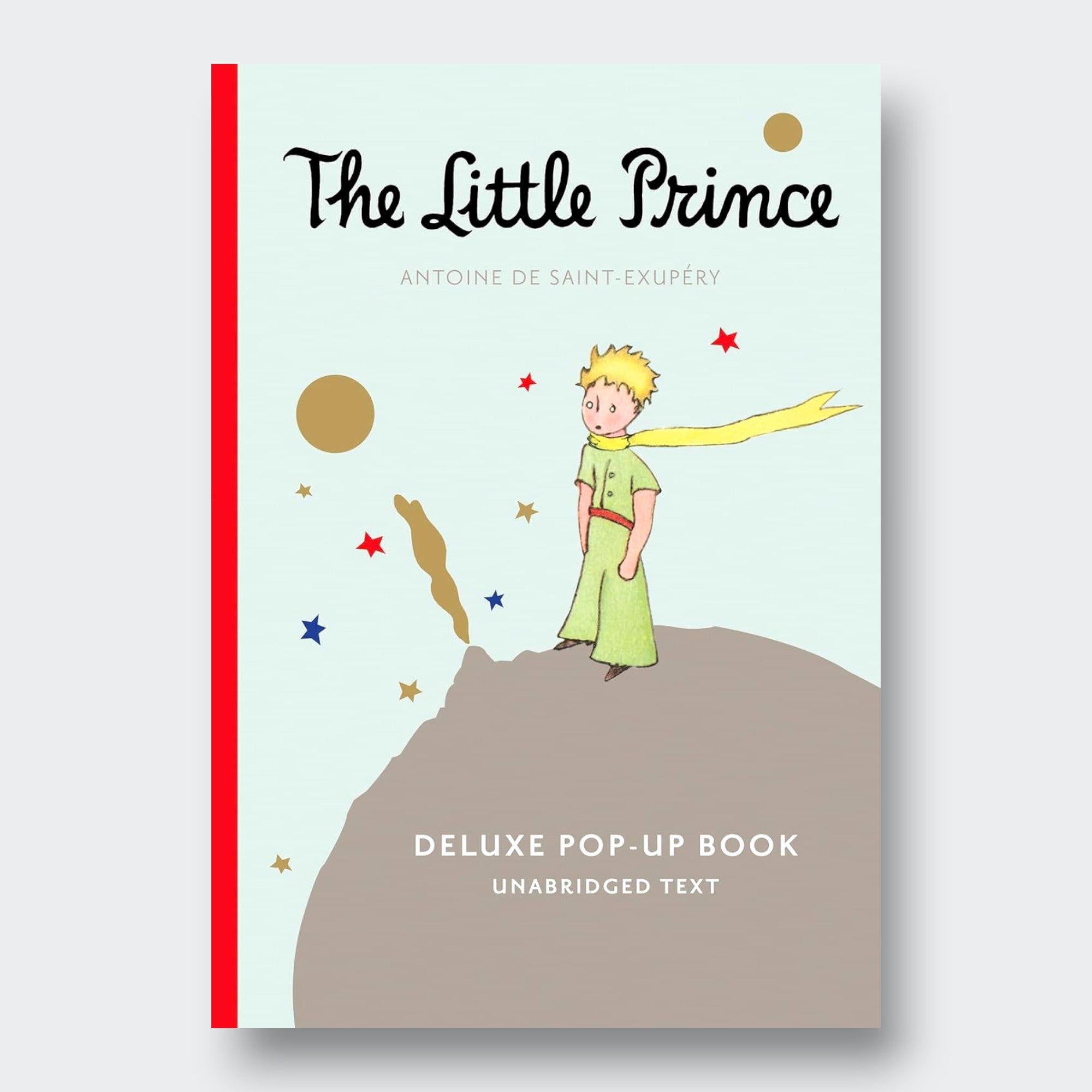 Little Moony The Little Prince Deluxe Pop-Up Edition hardcover book with interactive pop-up scenes for children.