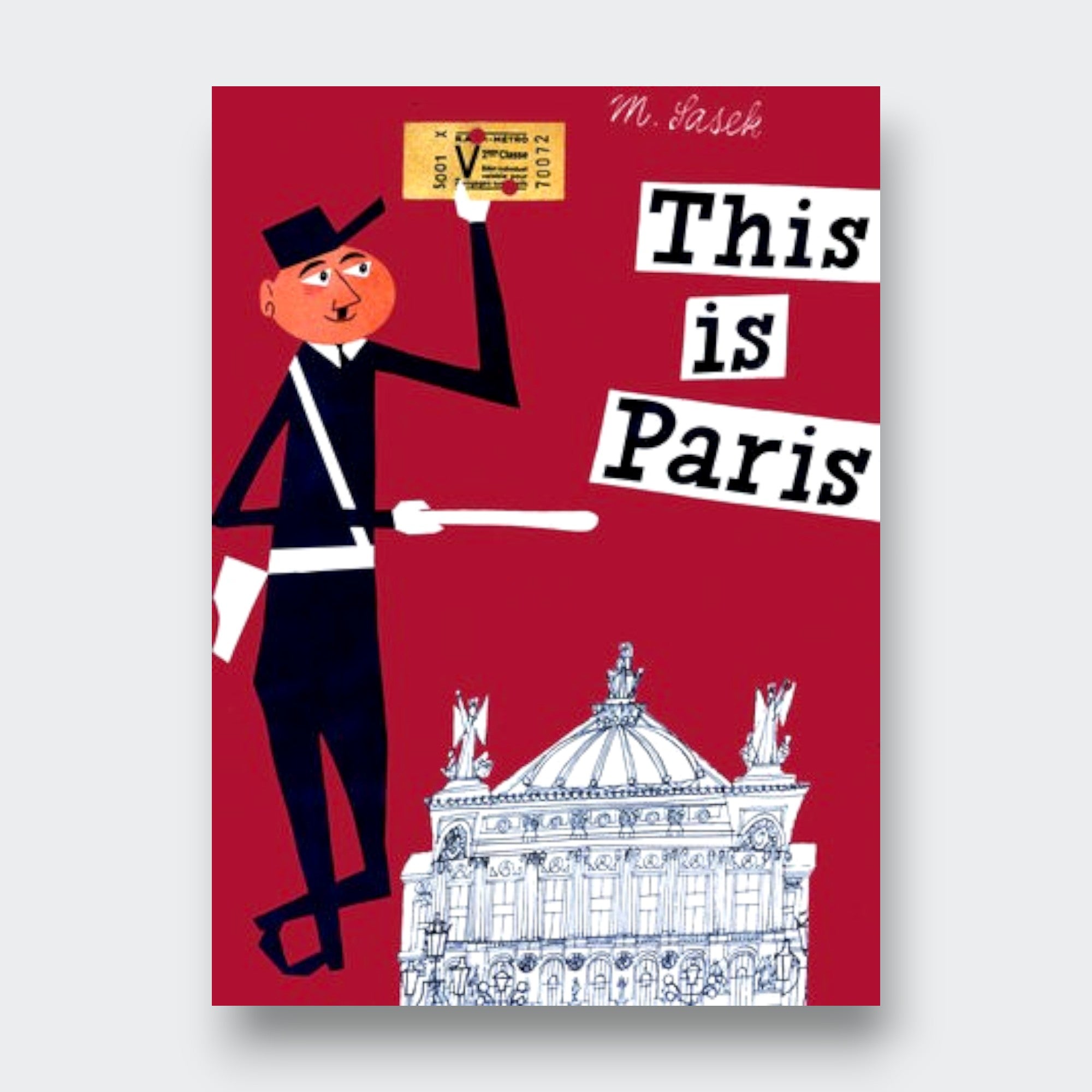 Little Moony This Is Paris hardcover travel book with charming illustrations of Paris for kids.