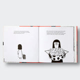 Little Moony Book Collection Yayoi Kusama for children. Page sample.