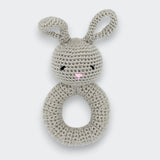 Little Moony Bunny Bamboo Rattle