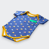 Cotton Knit Car Print Bodysuit