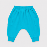 Bora Bora Blue Knit Jogger Pants