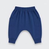Sea Blue Knit Jogger Pants