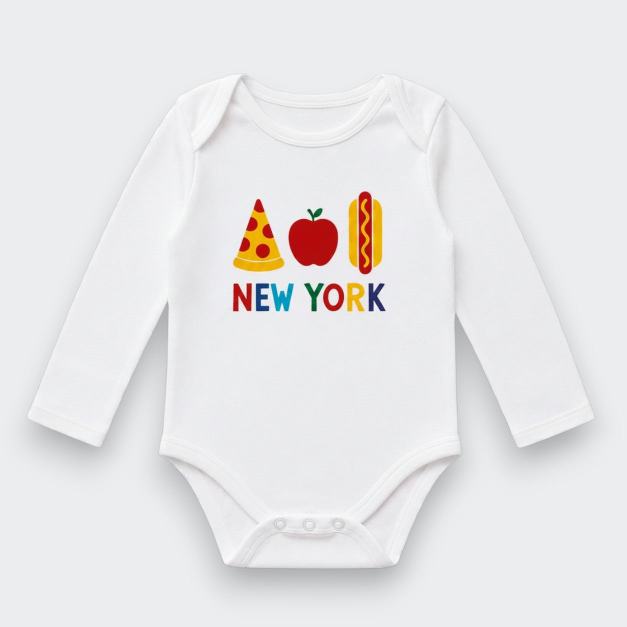 Little Moomy New York Foodie Bodysuit