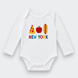 Little Moomy New York Foodie Bodysuit