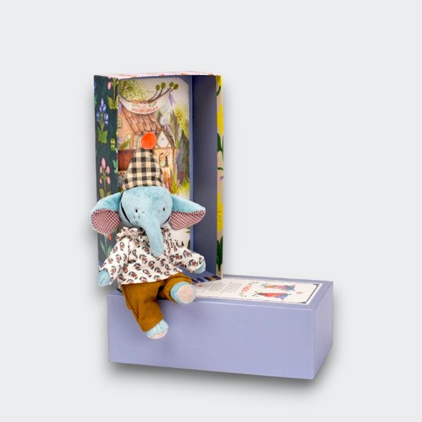 Little Moony Pablo the Elephant from The Minouchkas collection, a charming collectible toy for imaginative play for children