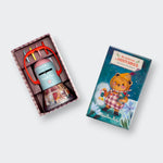 Little Moony Story Tale Lantern Les Minouchkas 3-in-1 story projector and nightlight for children. Open box view.